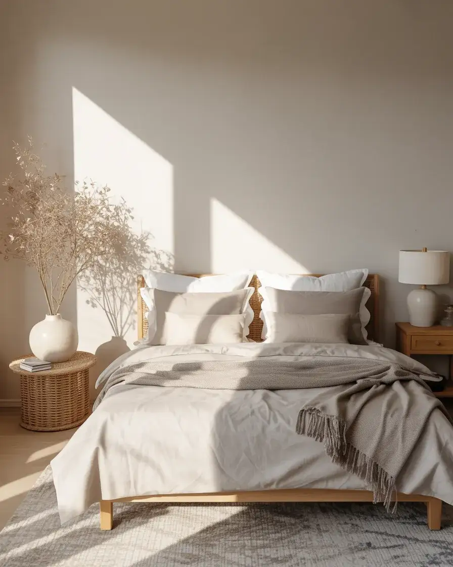 Neutral Minimalist Bedroom Palette 2