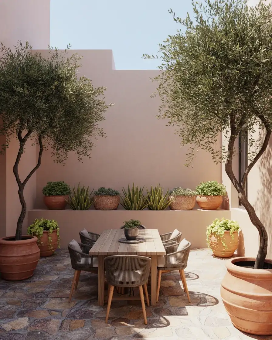 Outdoor Dining Pergola Lounge 1