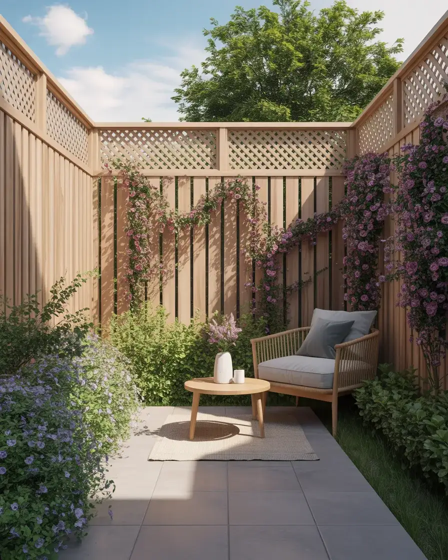 Partial Lattice Privacy Fence 1