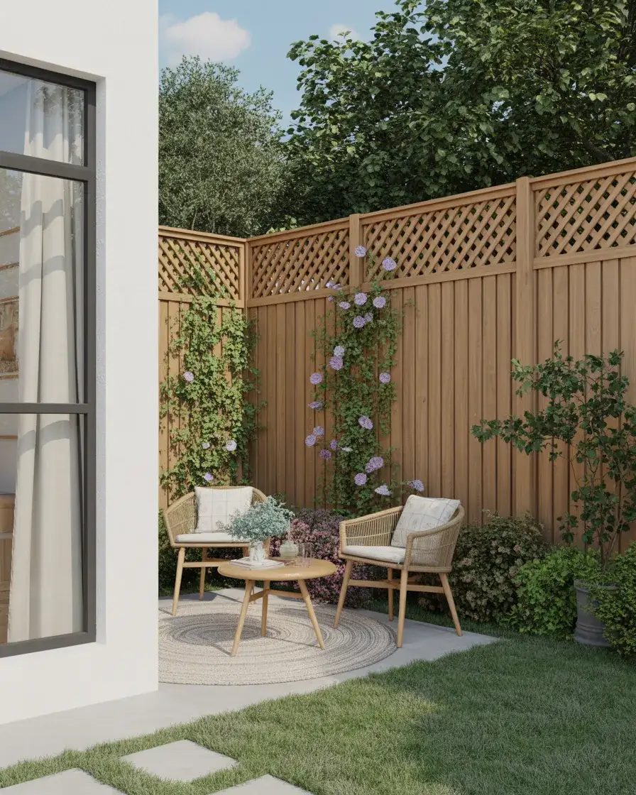 Partial Lattice Privacy Fence 2