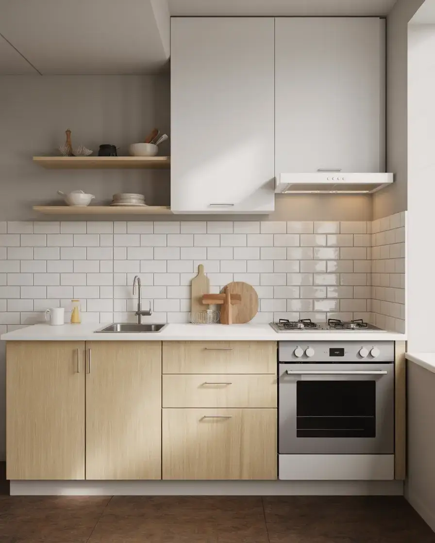 Peel-and-Stick Backsplash for Small Kitchens 1