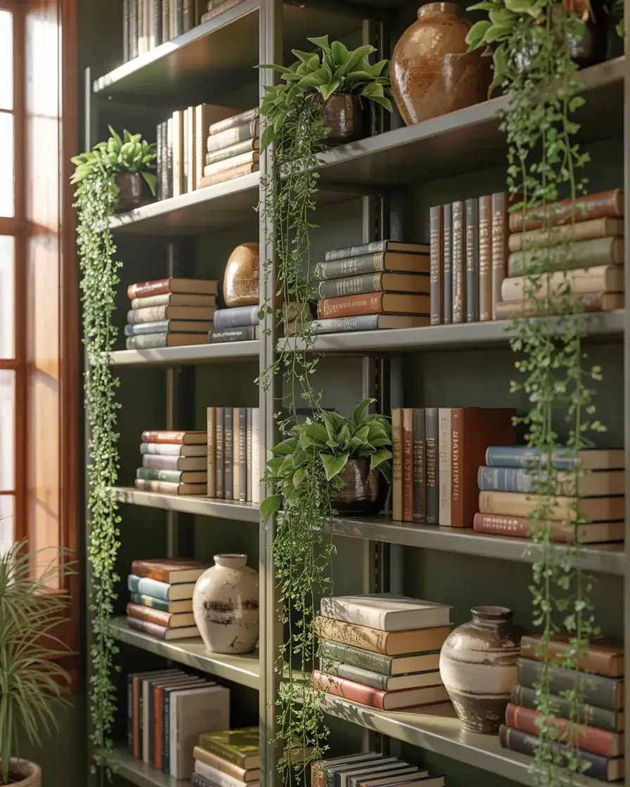 Plant Filled Creative Shelves 2