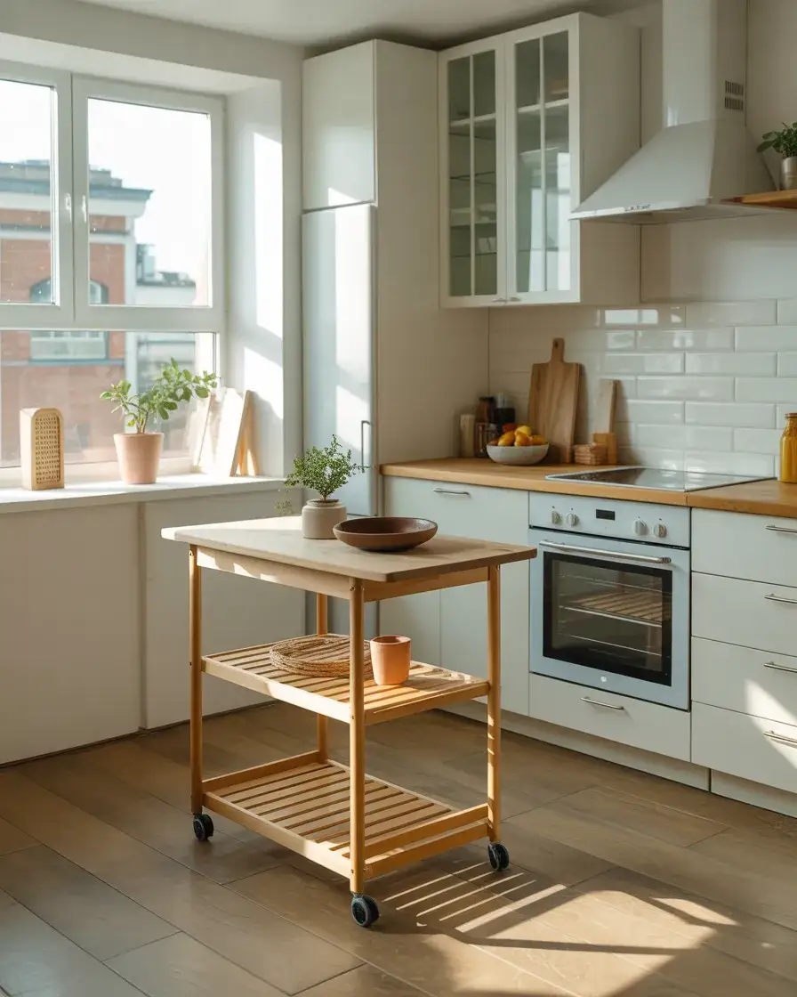 Portable Island Styling for Small Kitchens 1