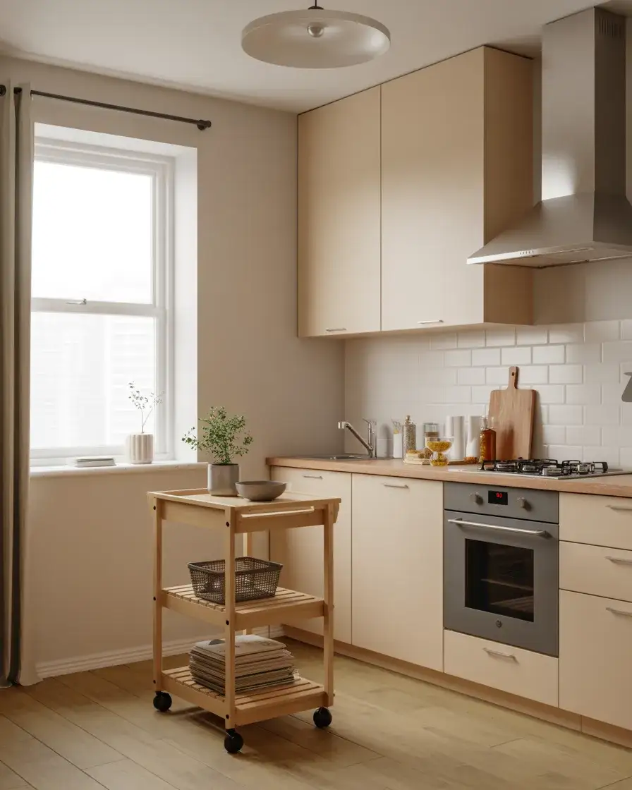 Portable Island Styling for Small Kitchens 2