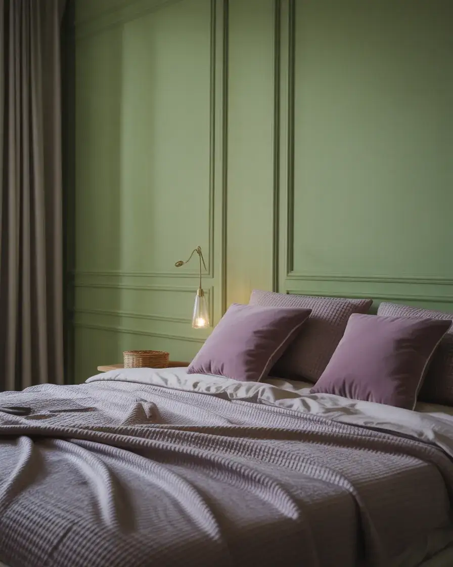 Purple and Green Contrast 1