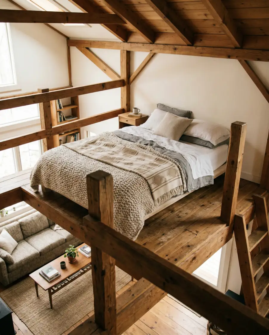 Relaxing Loft Guest Bedroom 1