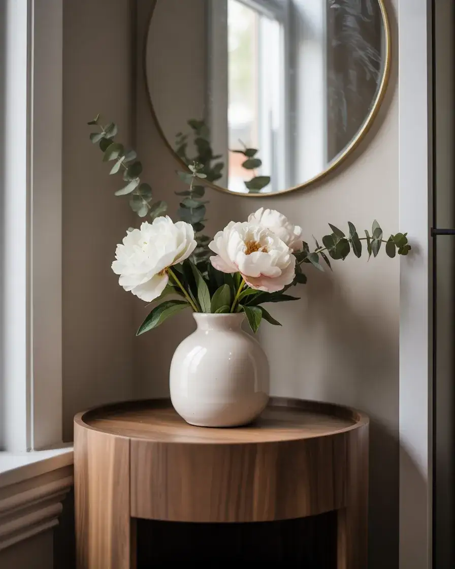 Round Accent Entry Table for Compact Spaces 1