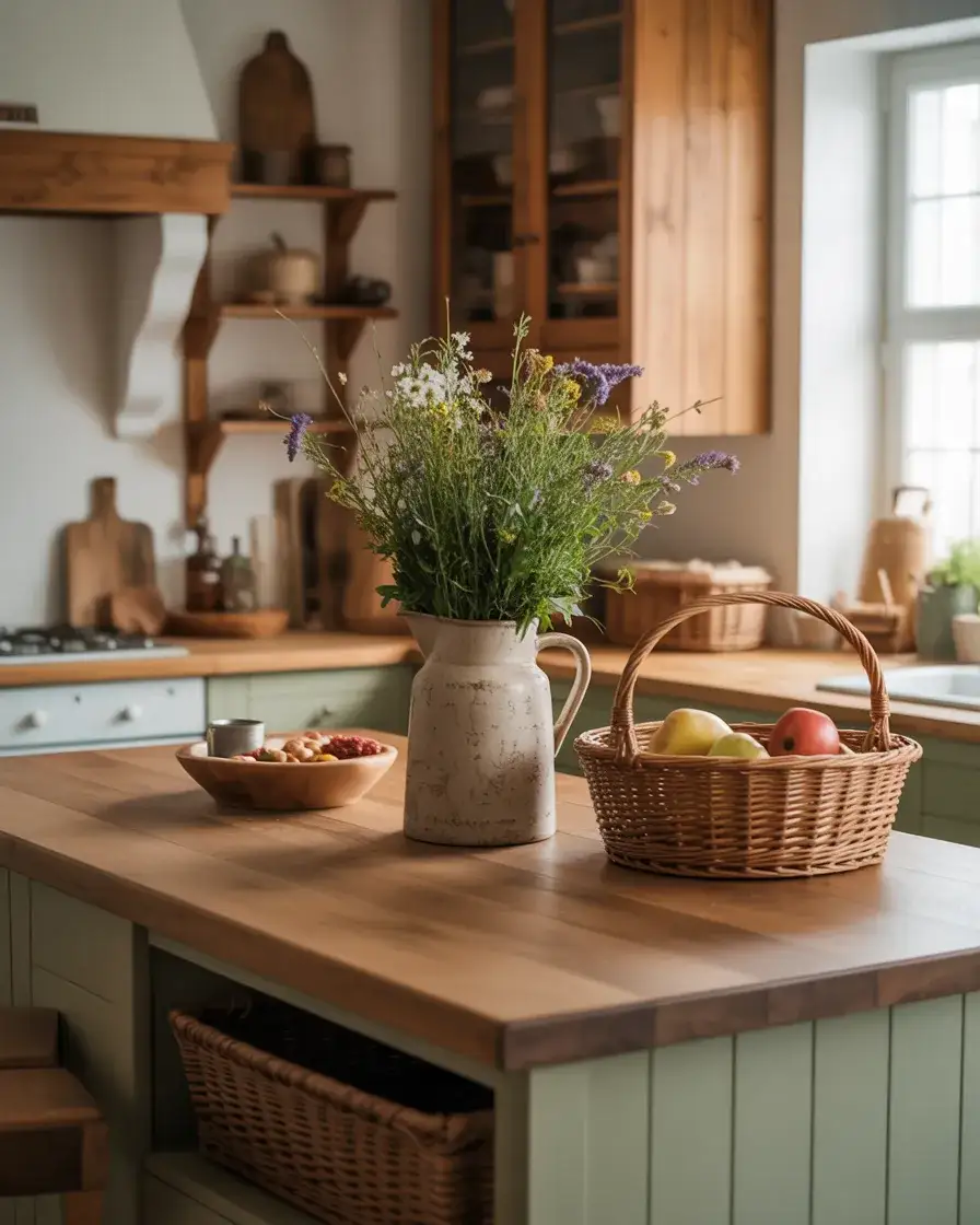 Rustic Farmhouse Centerpiece Island 2