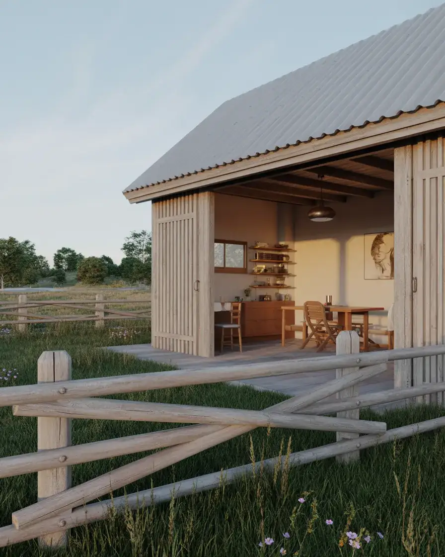 Rustic Split Rail Country Fence 2