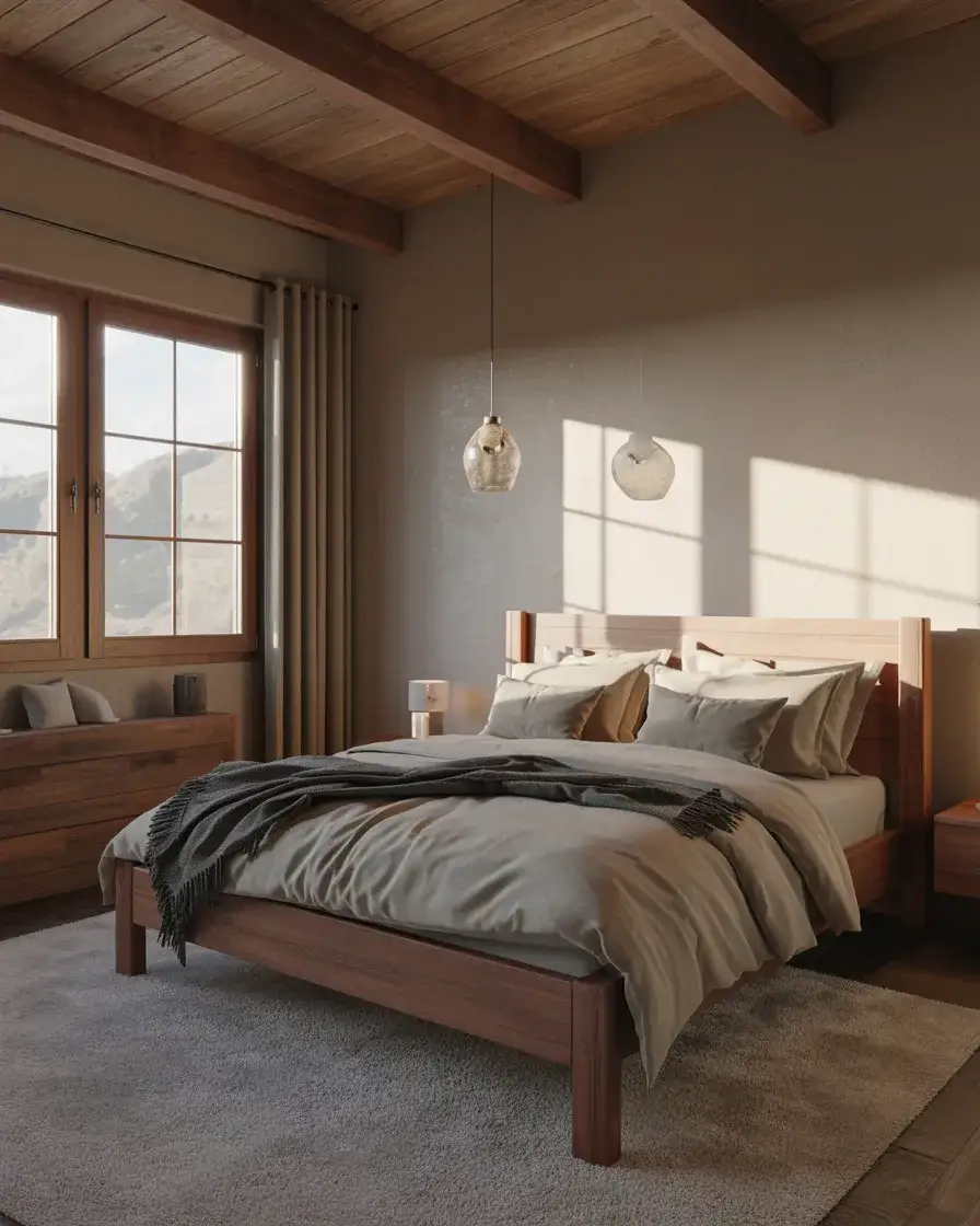 Rustic Wooden Comfort Bedroom 1
