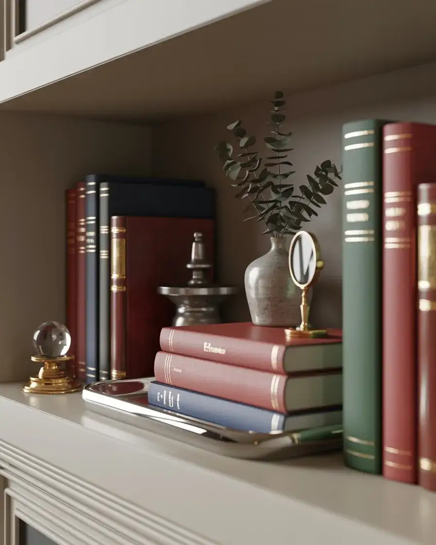 Silver Tray Shelf Accent 2
