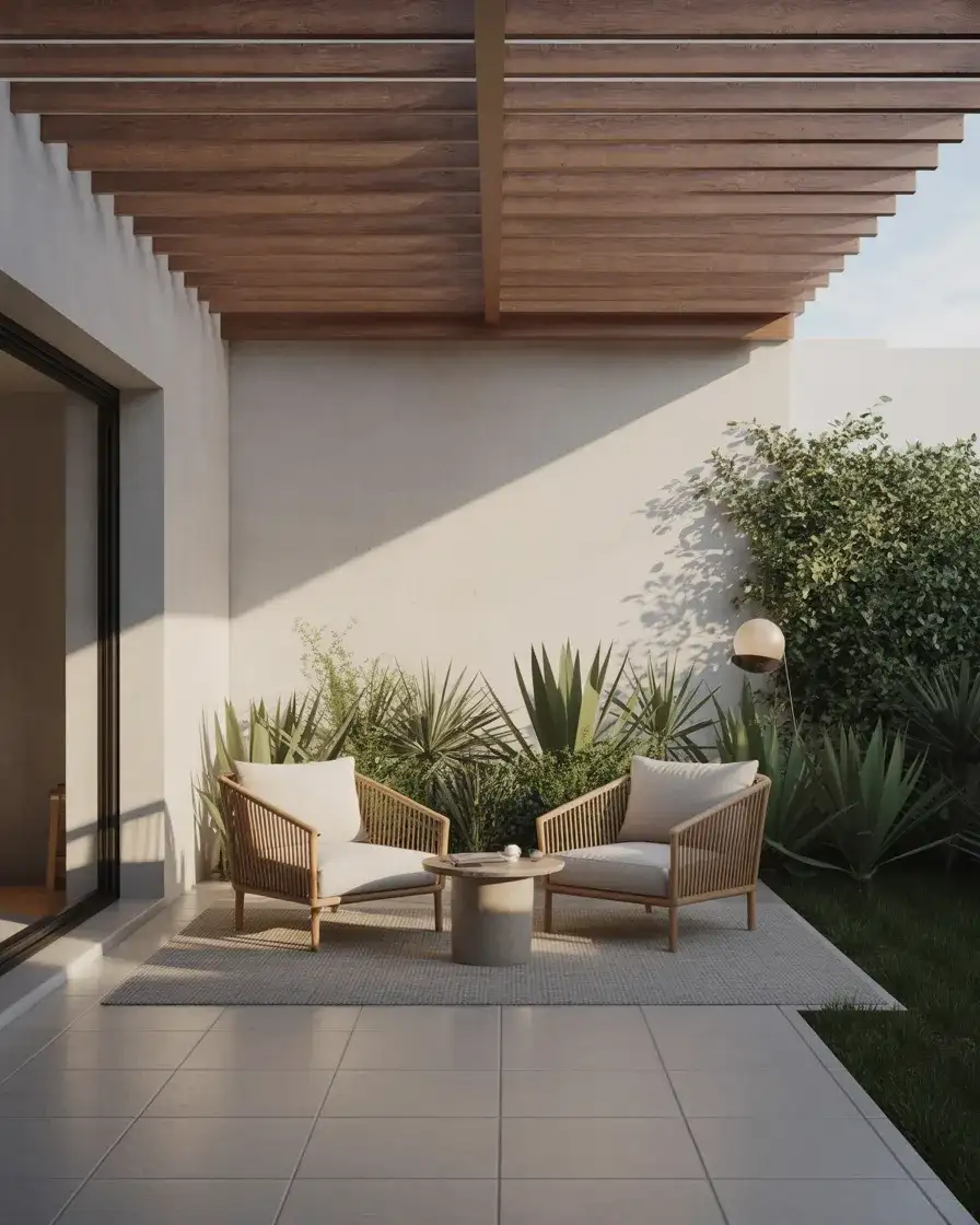 Simple Outdoor Lounge Garden 2