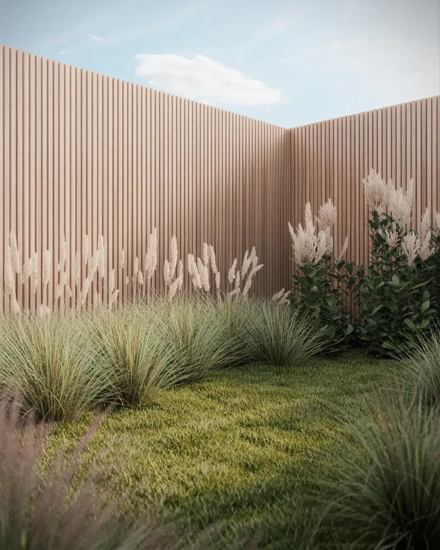 Simple Timber Fence Inspired by Australian Gardens 1