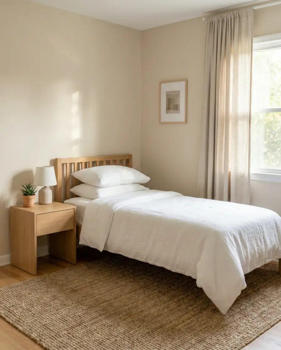Simple Twin Bed Retreat 1
