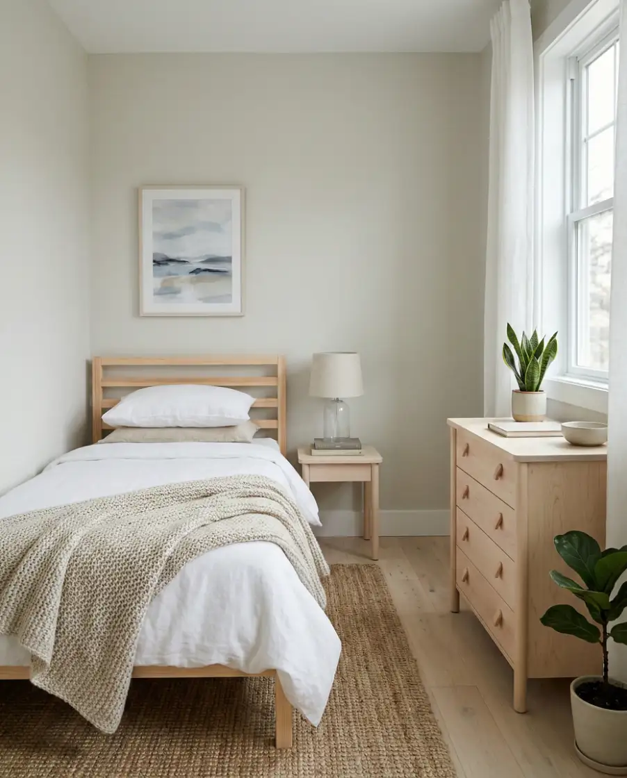 Simple Twin Bed Retreat 2