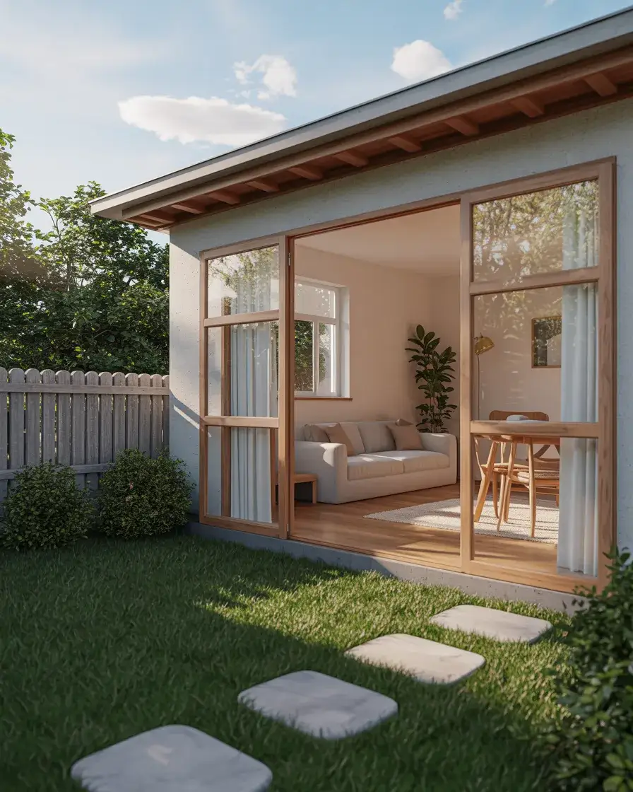 Simple Wooden Fence for Small Front Yard 1