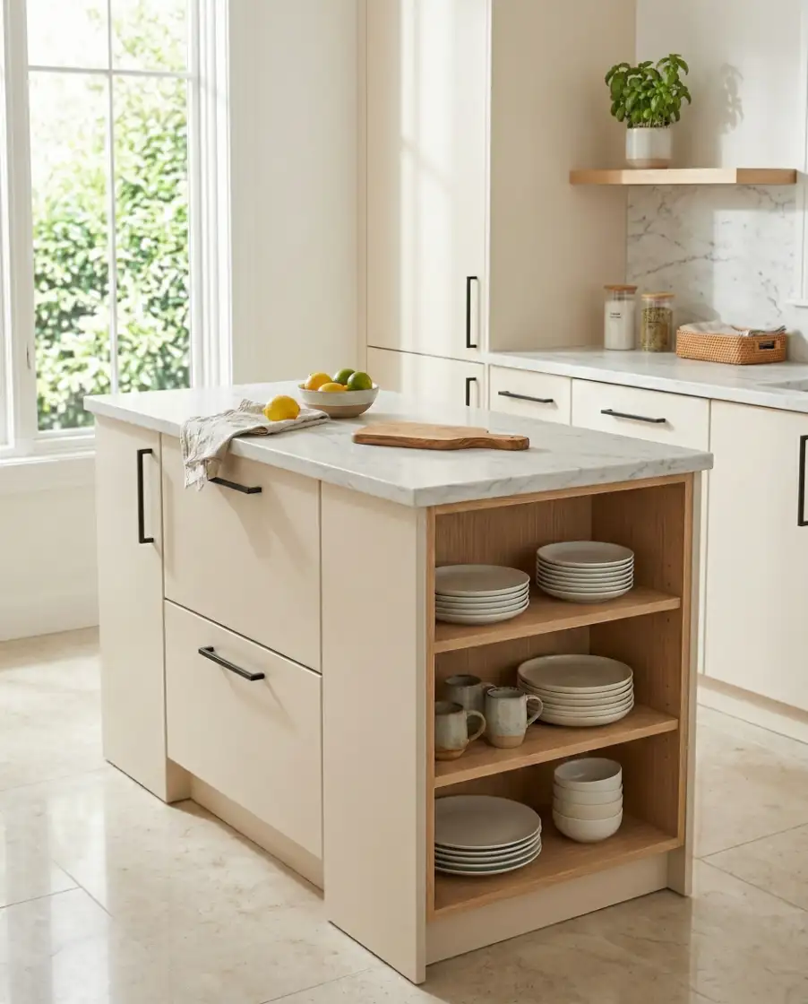 Slim Apartment Island Storage 2