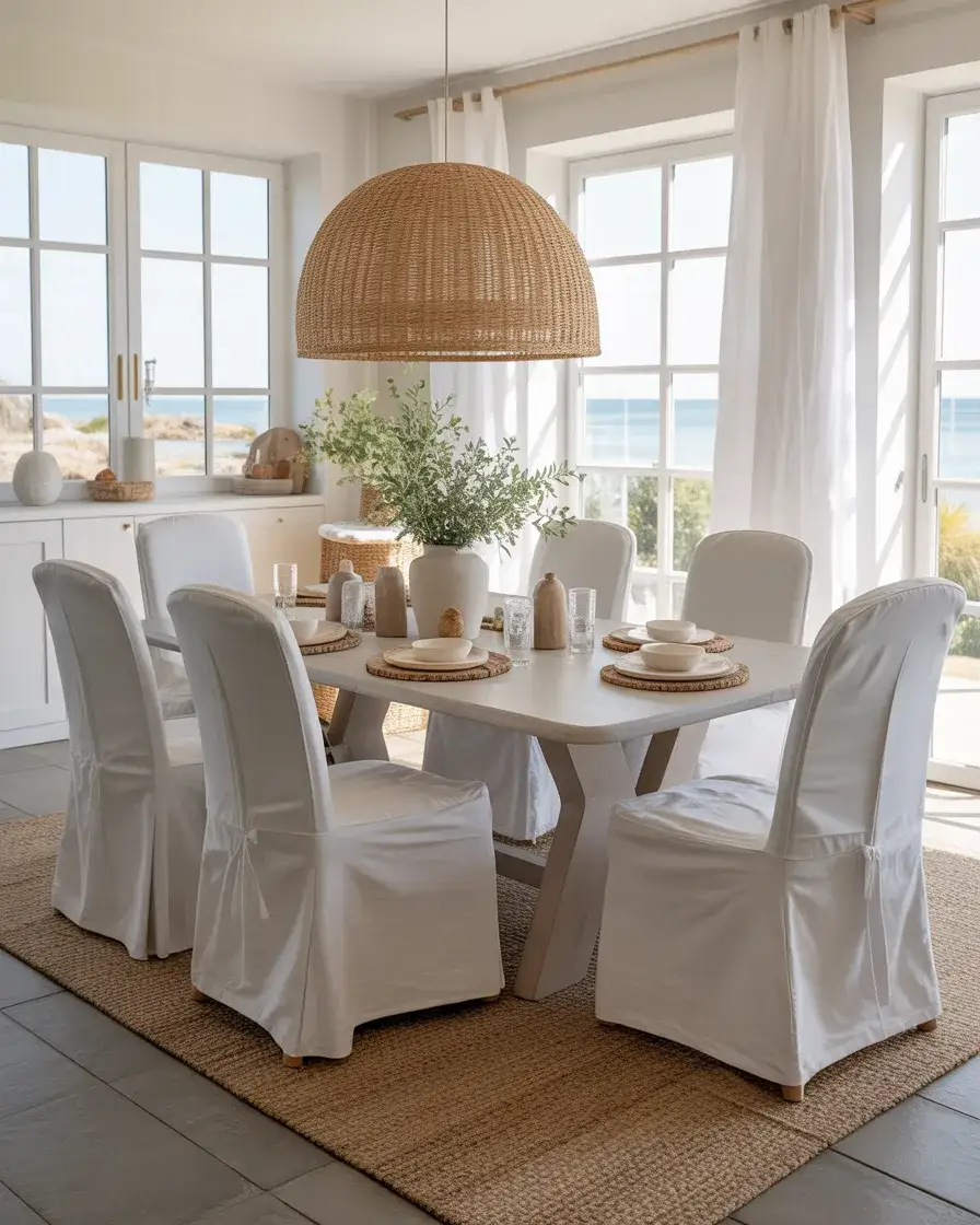 Slipcovered Chairs for Relaxed Coastal Style 1