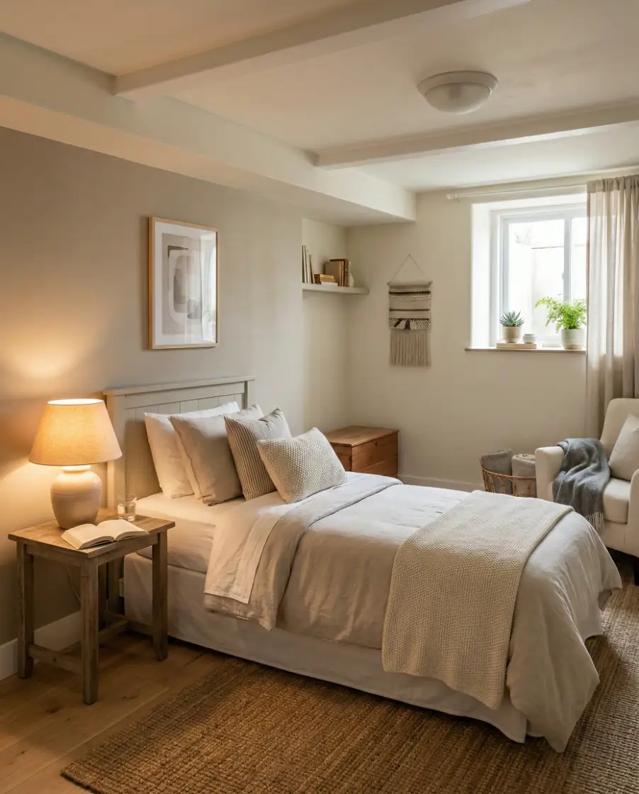Small Basement Guest Bedroom 1