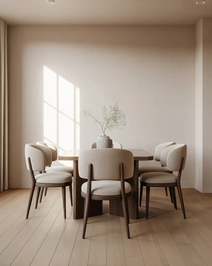 Soft Neutral Chairs for Calm Modern Dining Spaces 2