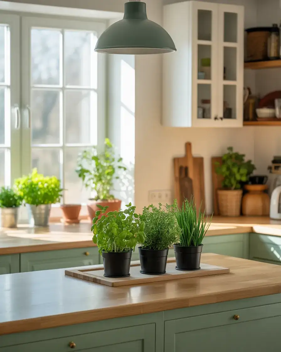 Spring Herb Garden Island 1