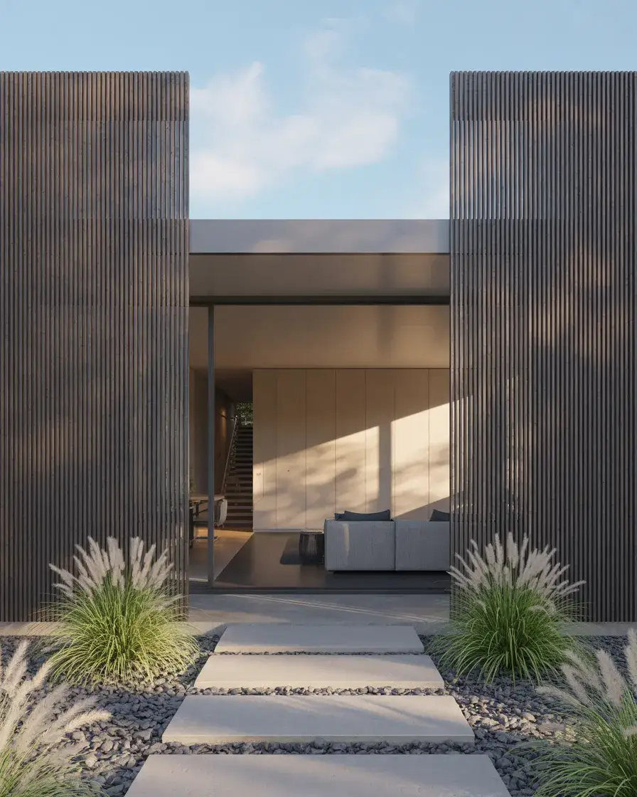 Tall Black Metal Privacy Fence 1