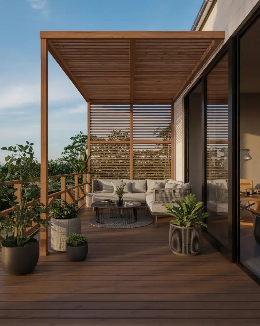 Temporary Deck Privacy Screen 2