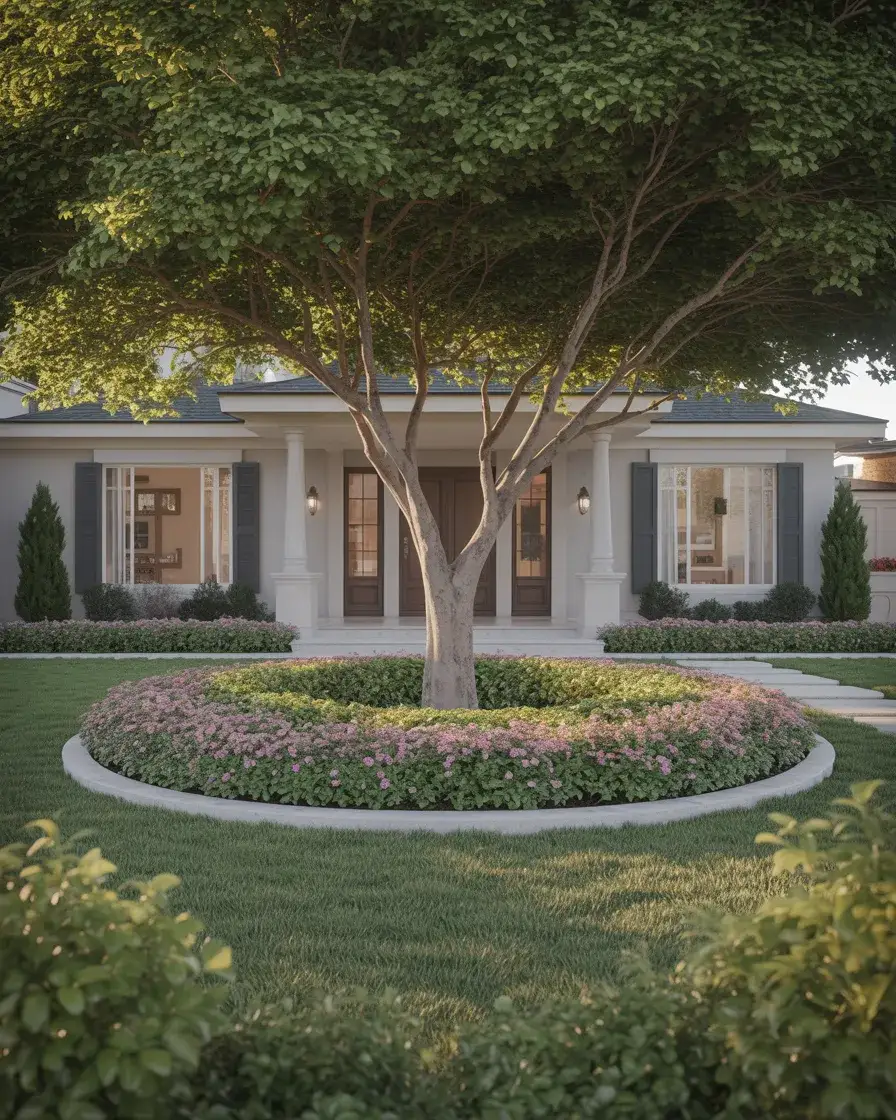 Tree-Centered Front Yard Garden 2