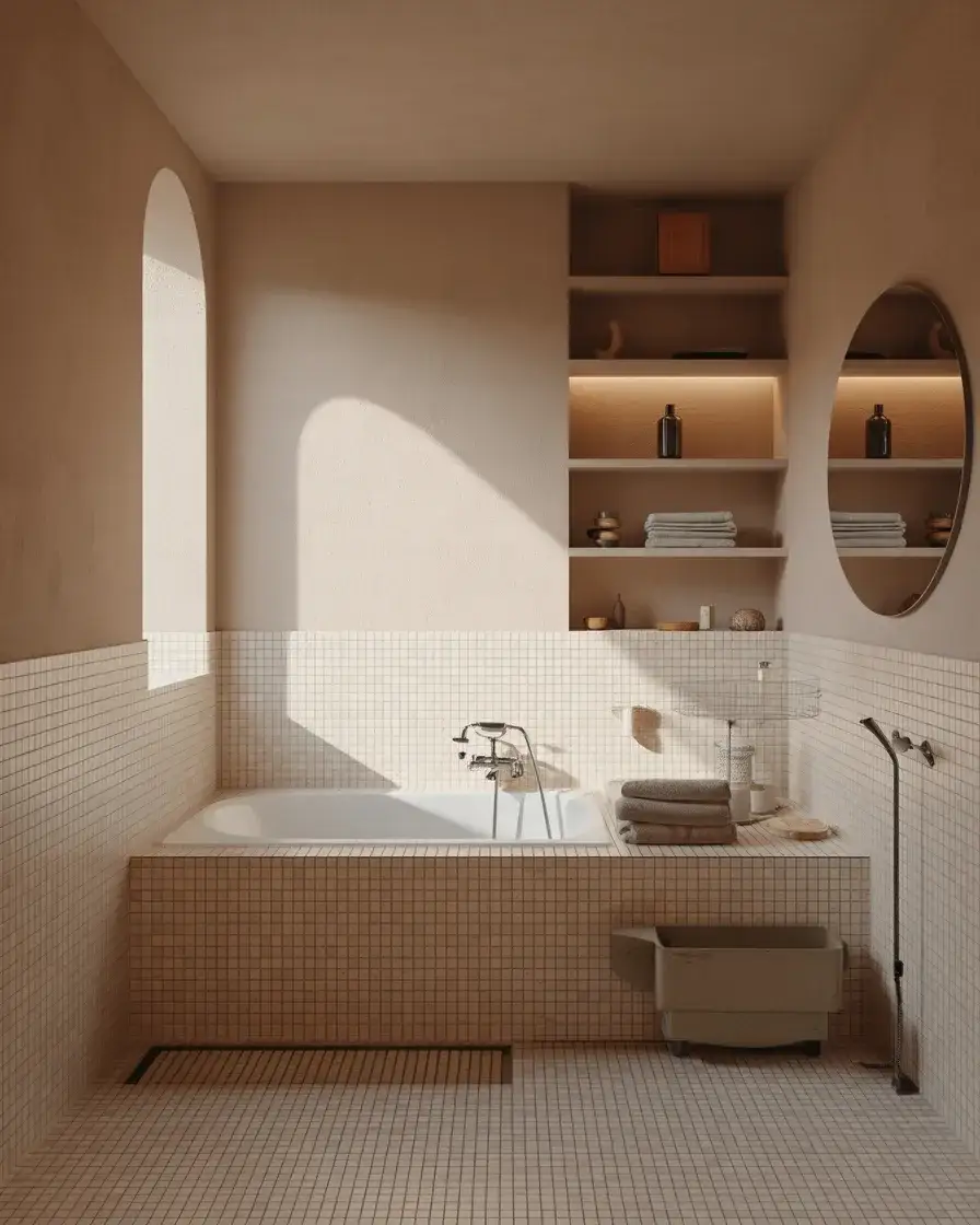 Tub Decor in a Windowless Bathroom 2