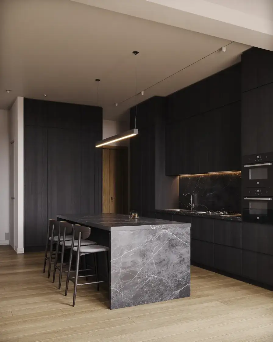 Ultra Modern Dark Kitchens 2