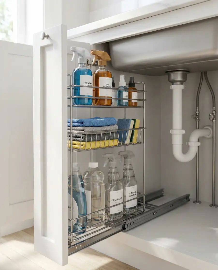Under-Sink Vertical Drawers 1
