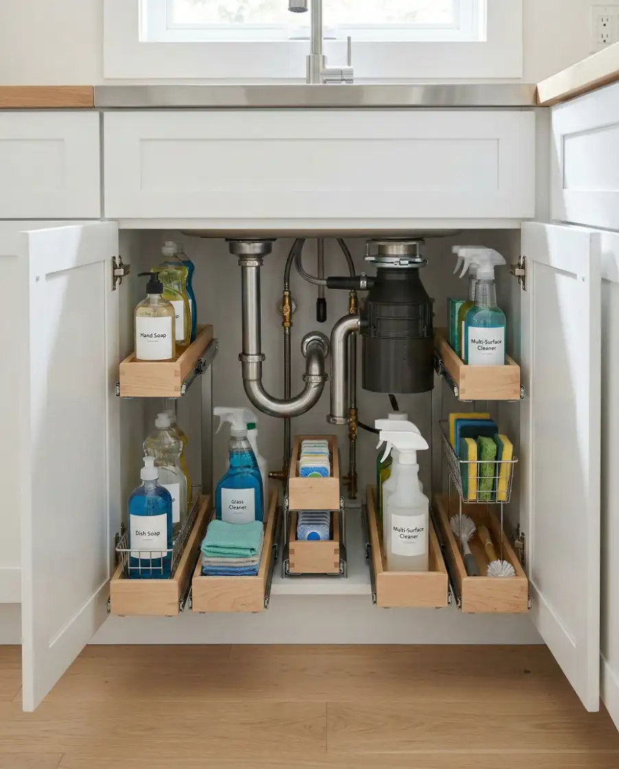 Under-Sink Vertical Drawers 2