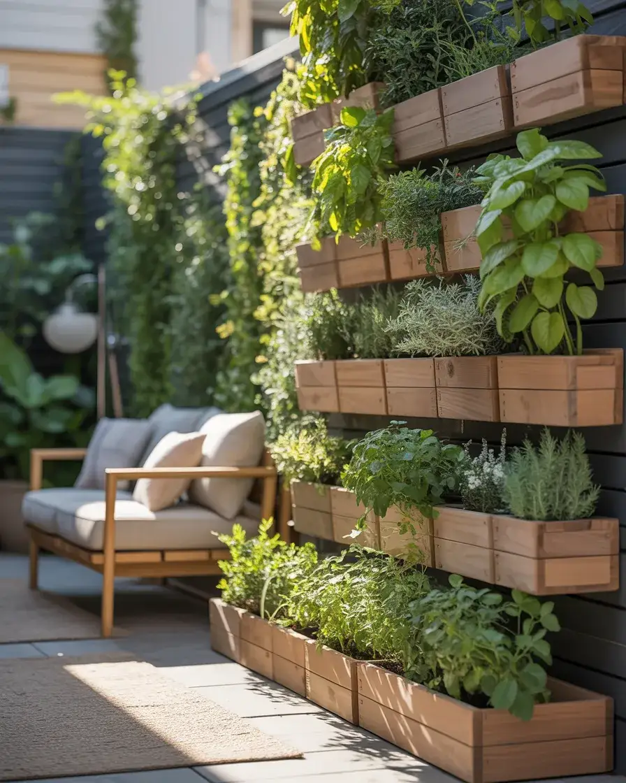 Vertical Garden Privacy Fence 1