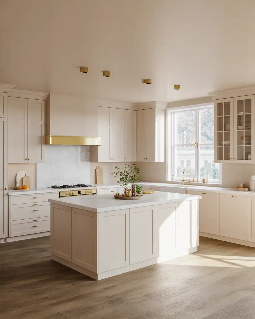 White Island Kitchens That Feel Bright and Classic 2