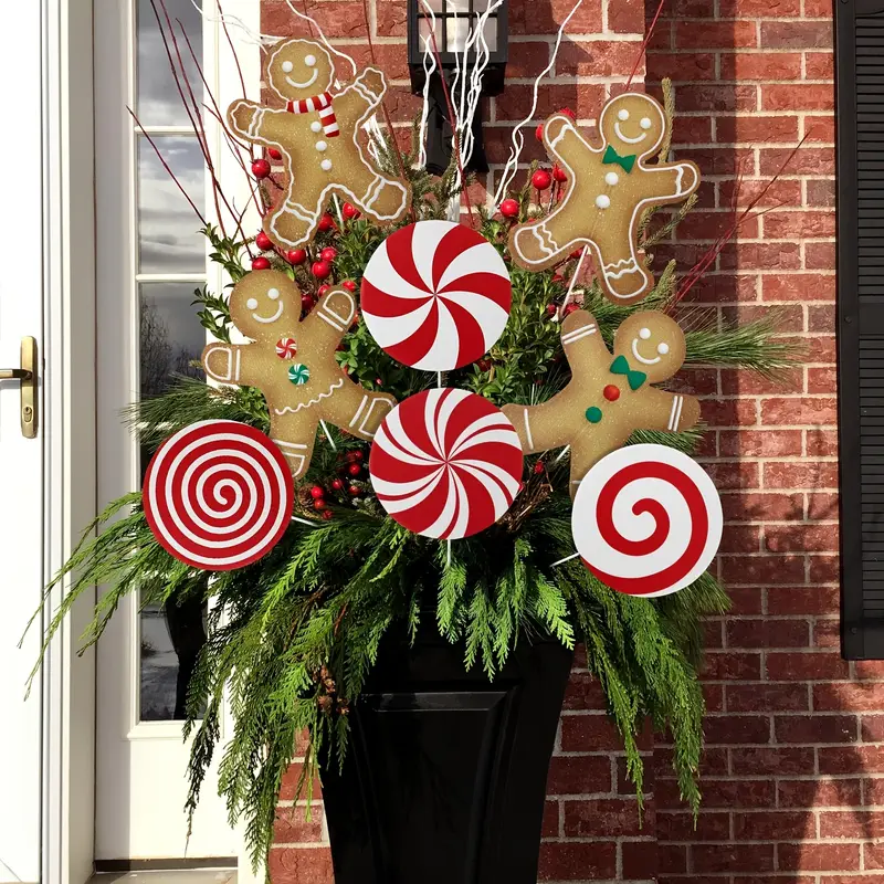 12pcs large red candy cane christmas tree - Temu Oman
