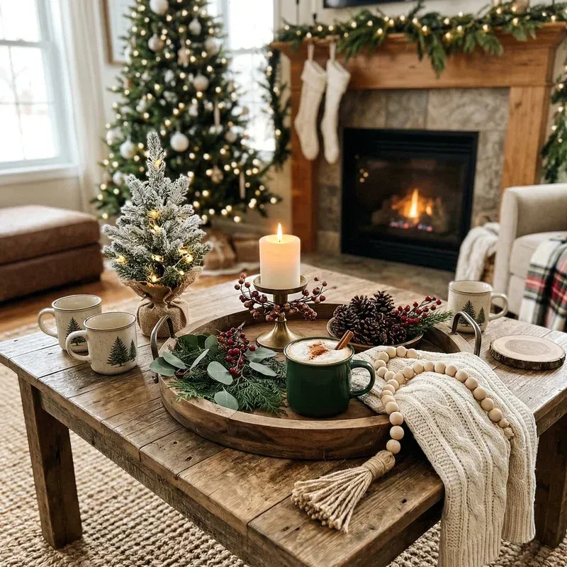 15 Christmas Coffee Table Ideas for Festive Homes
