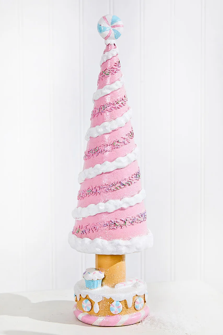 15' Resin Holiday Candy Tree Purple