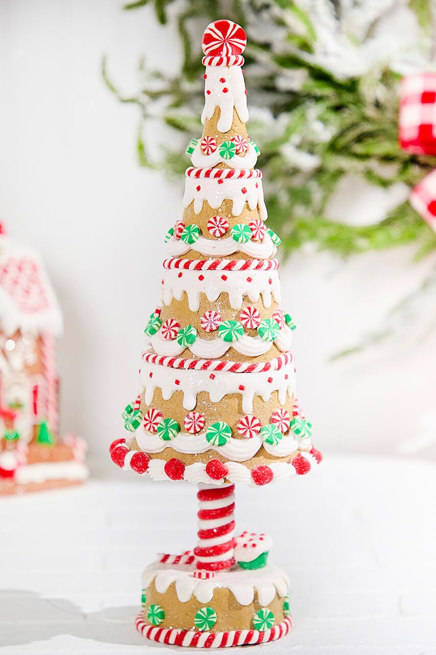 16' Claydough Peppermint Sweets Tree - Decorator's Warehouse