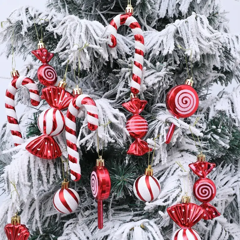 18pcs set christmas candy themed hanging decorations - Temu Mauritius