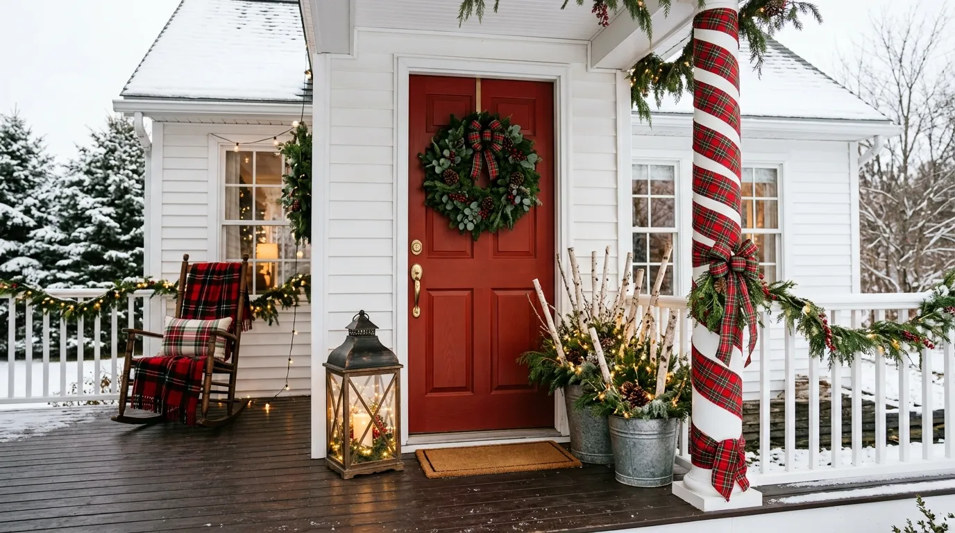 19 Christmas Front Porch Decor Ideas Nobody's Done Yet - zoraventra.com