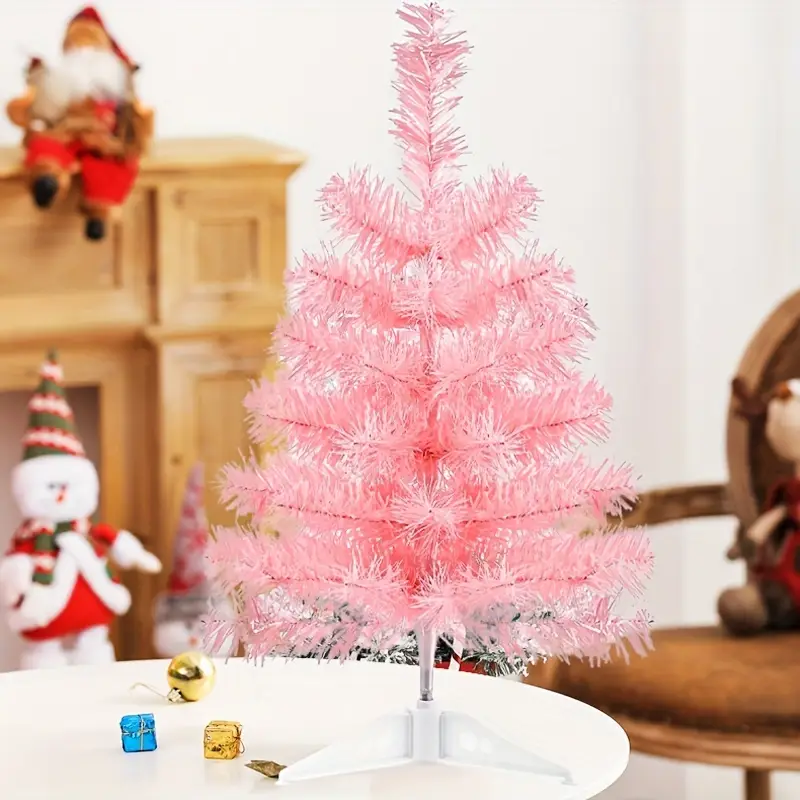 1pc 60cm pink christmas tree holiday - Temu Qatar