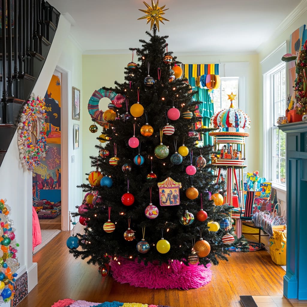 22 Creative Black Christmas Tree Decoration Ideas for 2024