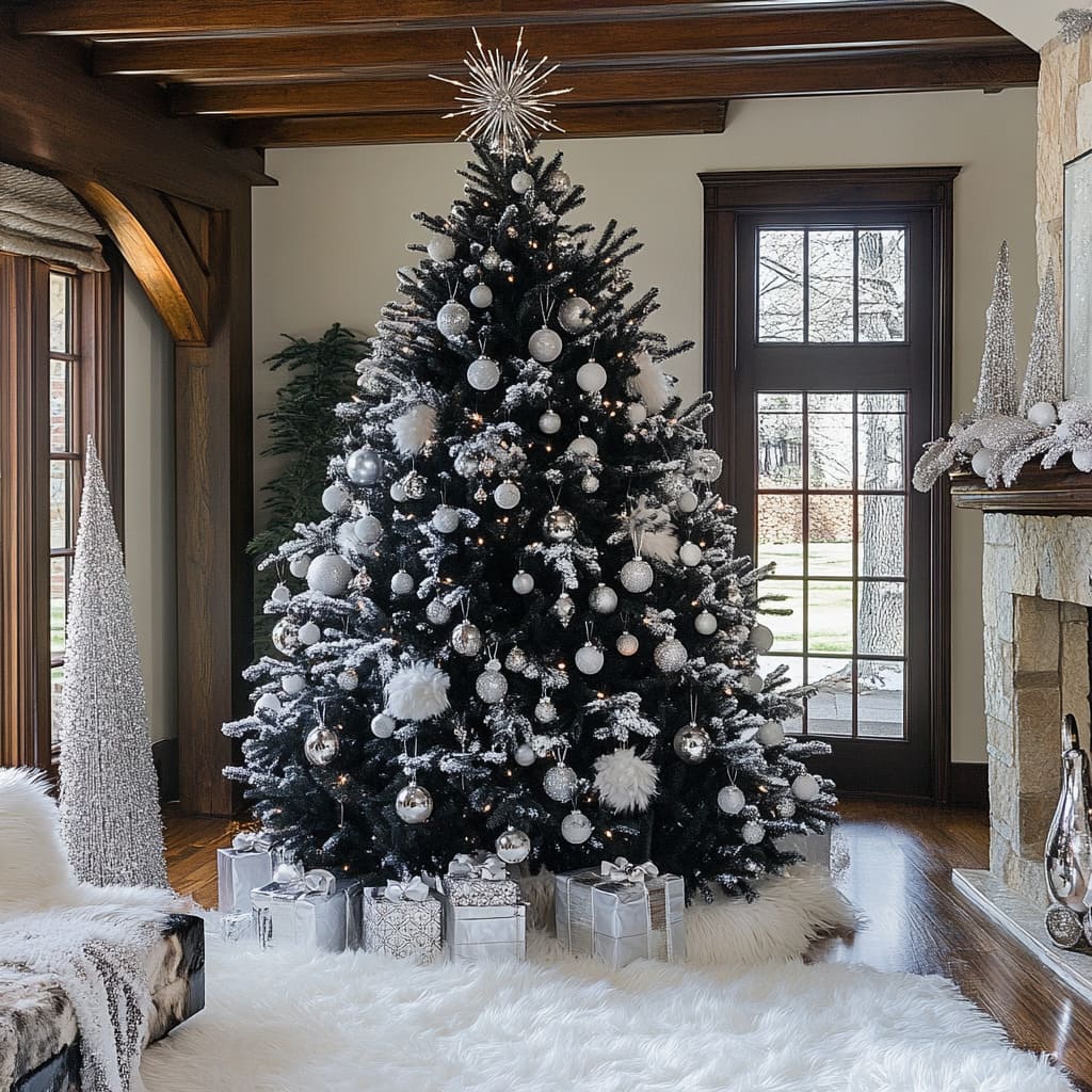 22 Creative Black Christmas Tree Decoration Ideas for 2024