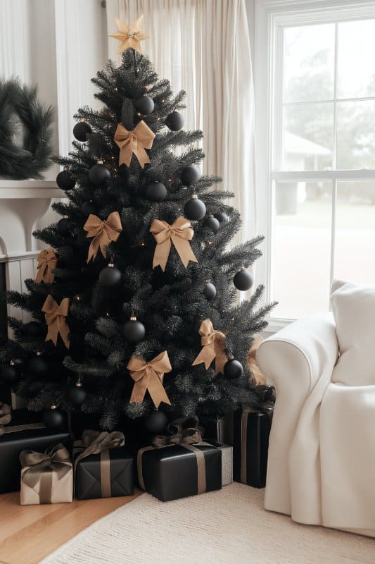 25 Black Christmas Tree Decorations: Stylish Ideas To Try