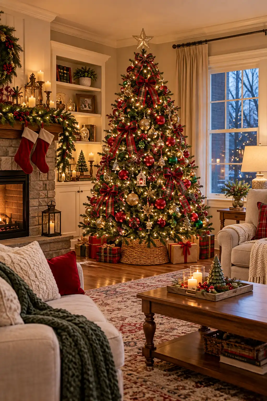 27 Christmas Living Room Ideas That Bring Instant Holiday Charm