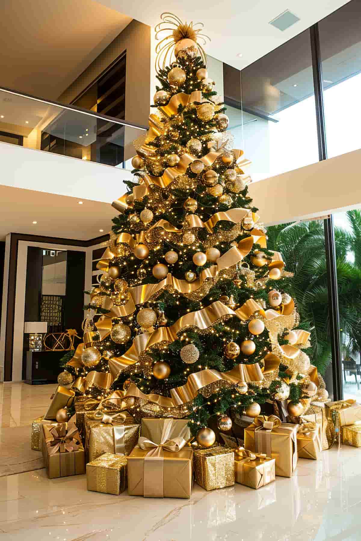 28 Gold Christmas Tree Decorations: Elevate Your Festive Decor