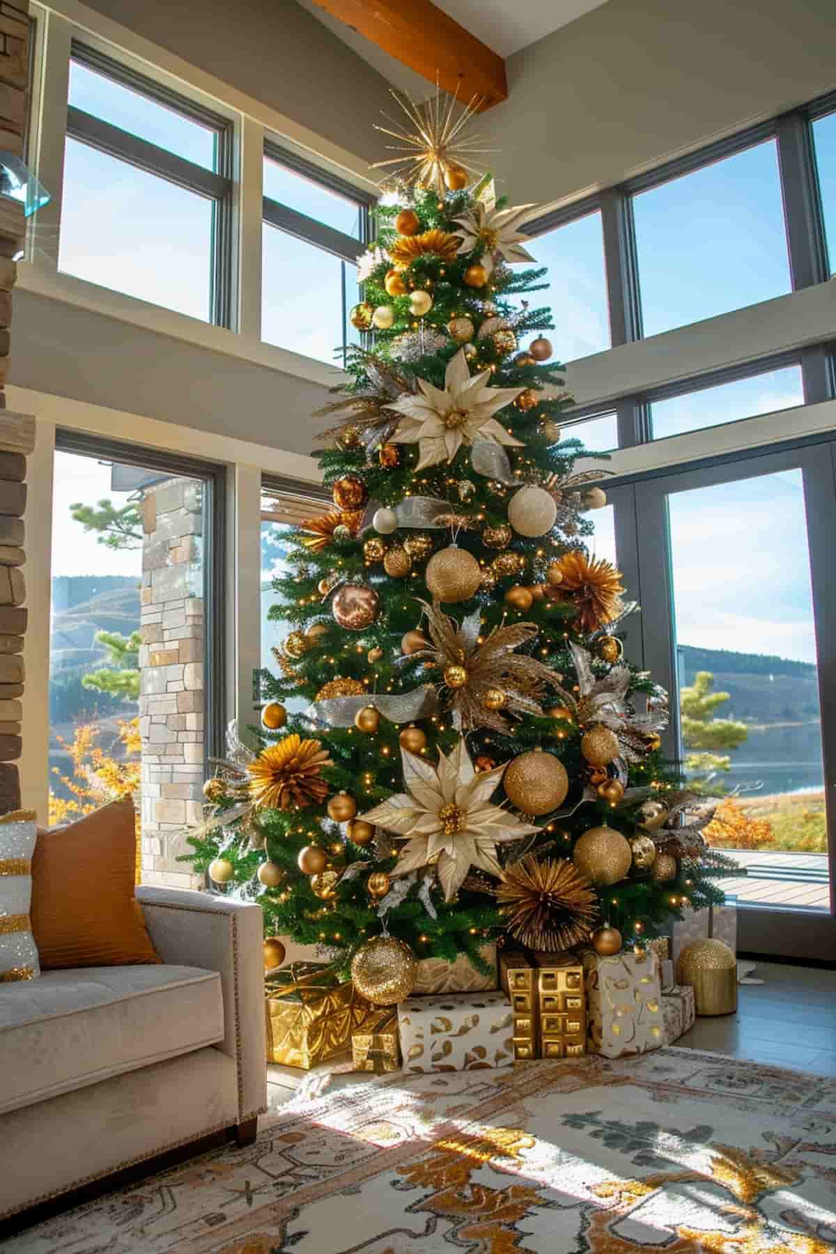 28 Gold Christmas Tree Decorations: Elevate Your Festive Decor