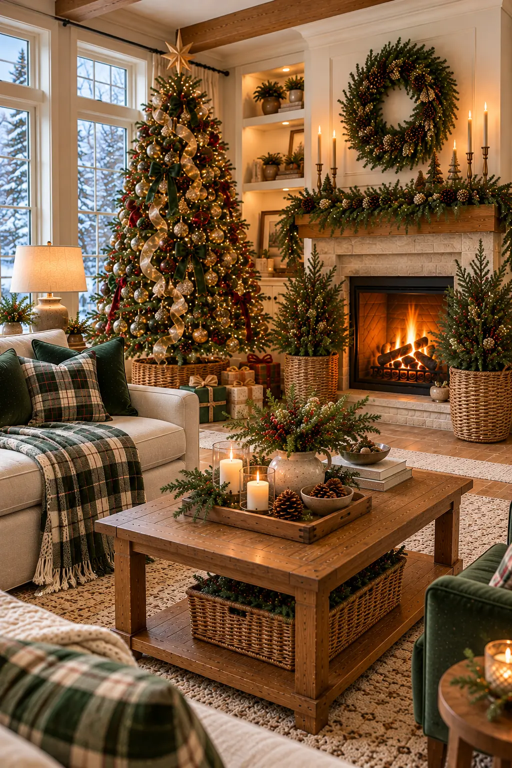 35 Christmas Living Room Decor Ideas for a Festive, Stylish Space