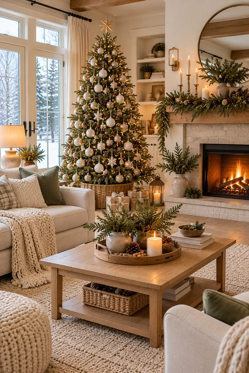 35 Christmas Living Room Decor Ideas for a Festive, Stylish Space