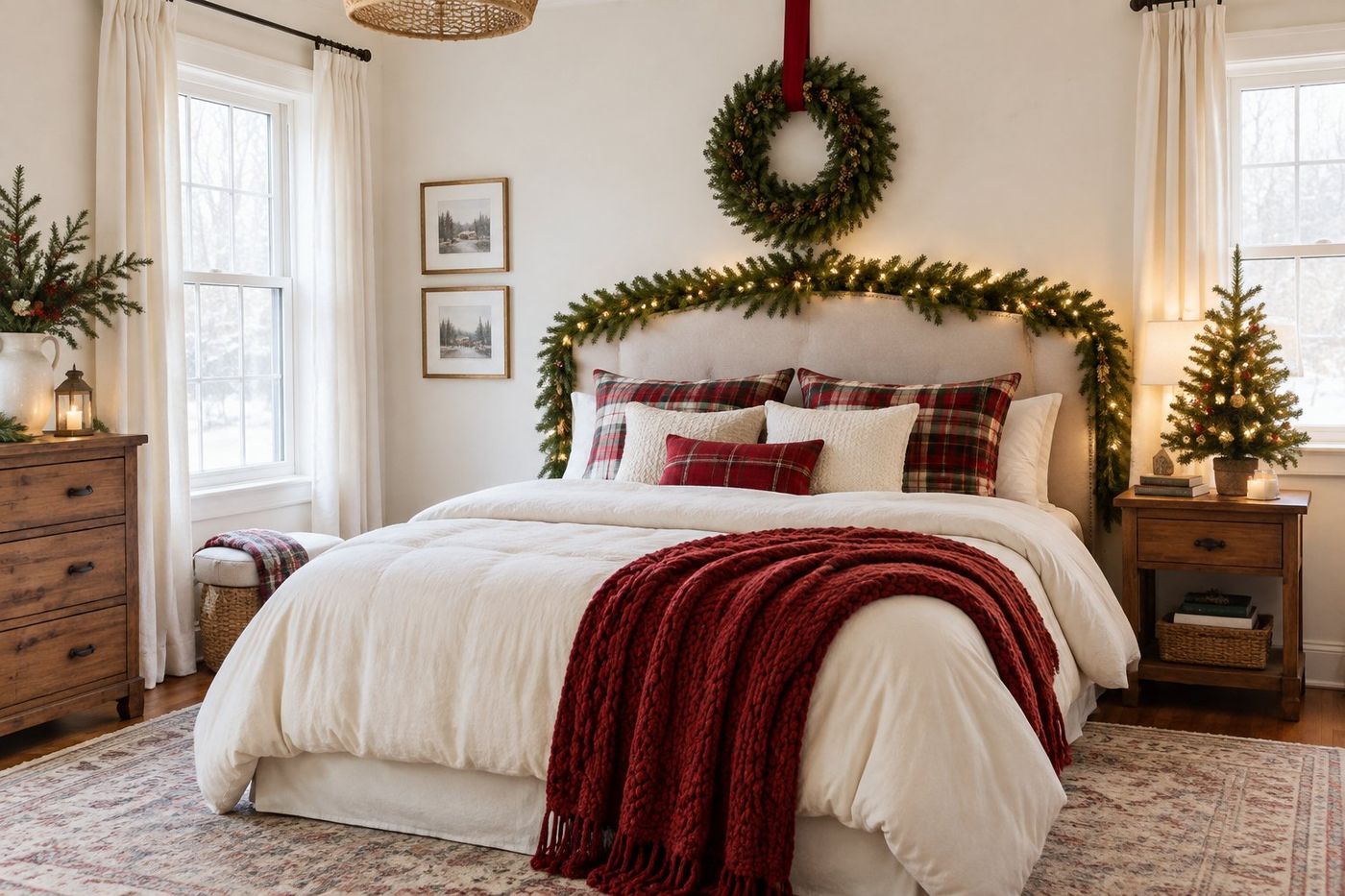 36 Christmas Bedroom Decor Ideas for a Cozy Holiday Retreat